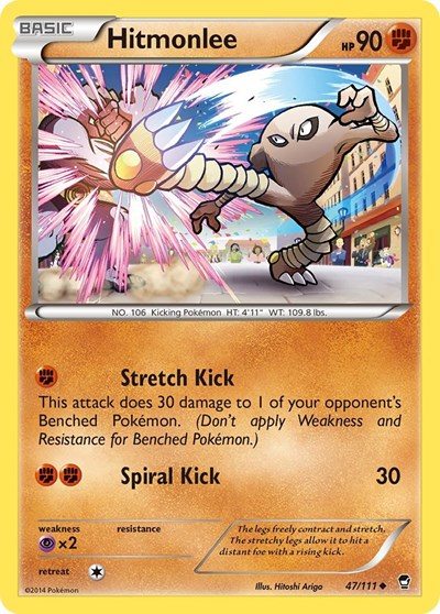 Hitmonlee #47 XY - Furious Fists