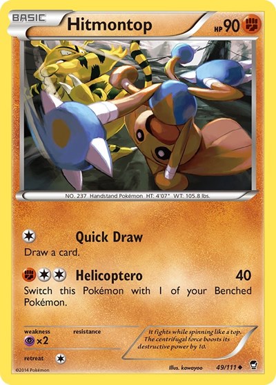 Hitmontop #49 XY - Furious Fists