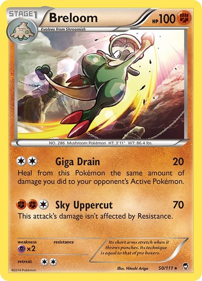 Breloom #50 XY - Furious Fists