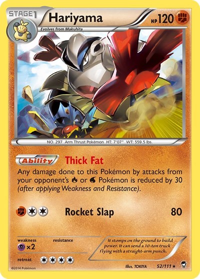 Hariyama #52 XY - Furious Fists