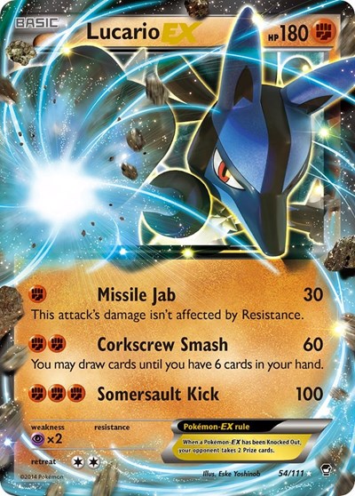 Lucario EX #54 XY - Furious Fists