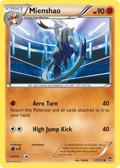 Mienshao #57 XY - Furious Fists