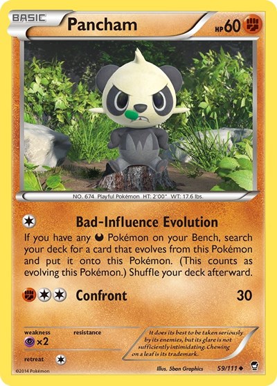 Pancham #59 XY - Furious Fists