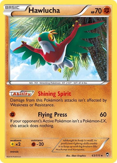 Hawlucha #63 XY - Furious Fists