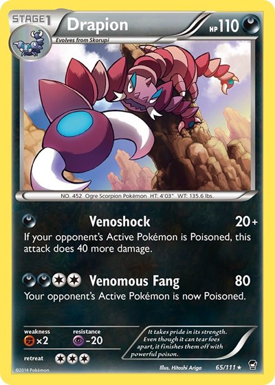 Drapion #65 XY - Furious Fists