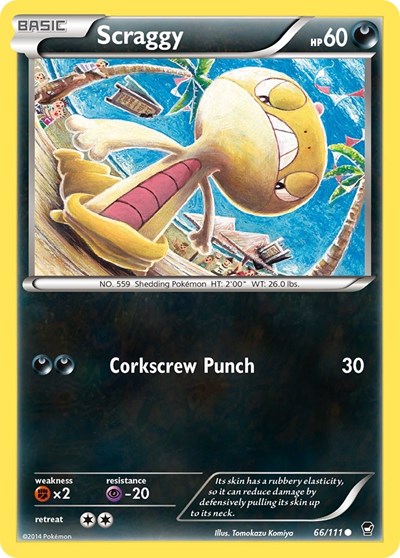 Scraggy #66 XY - Furious Fists
