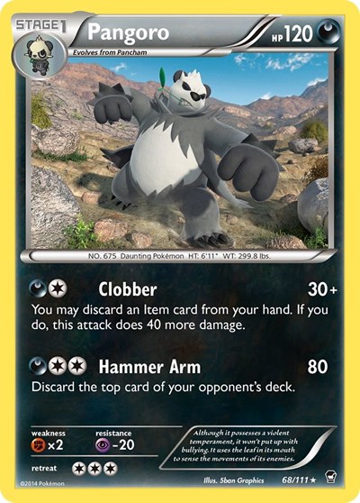 Pangoro #68 XY - Furious Fists