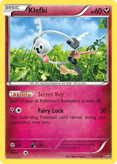 Klefki #73 XY - Furious Fists