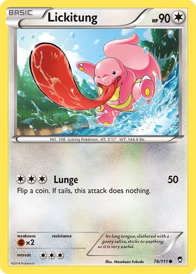 Lickitung #78 XY - Furious Fists