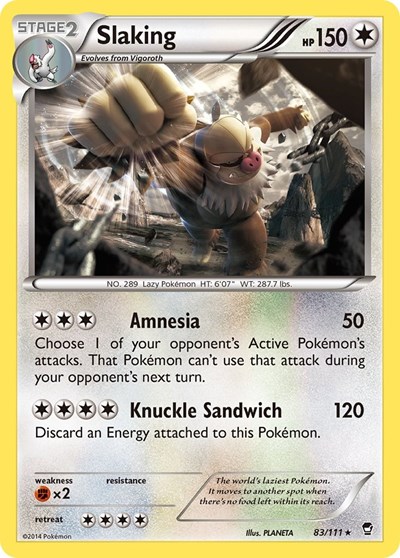 Slaking #83 XY - Furious Fists