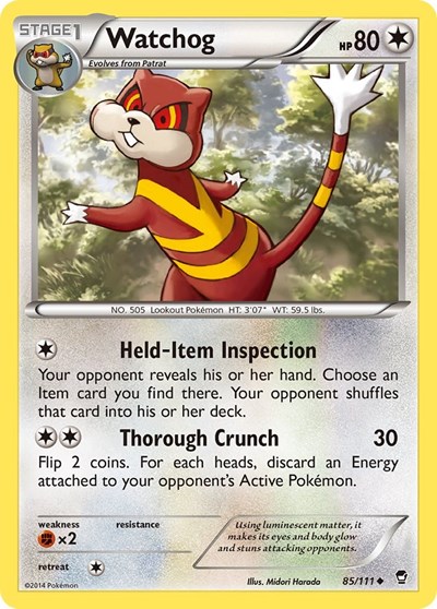 Watchog #85 XY - Furious Fists