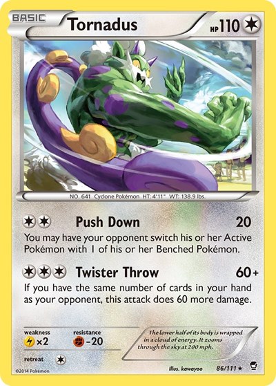 Tornadus #86 XY - Furious Fists