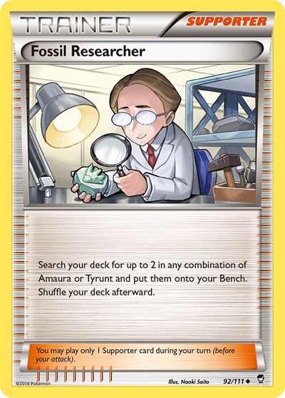 Fossil Researcher #92 XY - Furious Fists