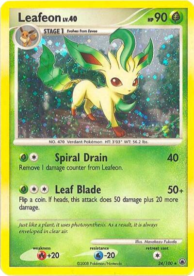 Leafeon #24 Deck Exclusives