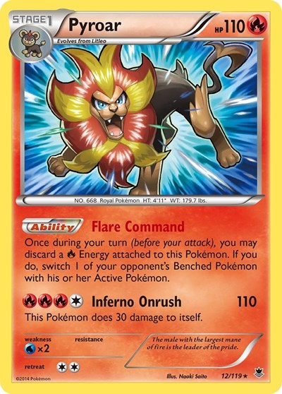 Pyroar #12 XY - Phantom Forces