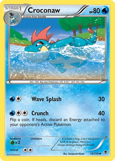 Croconaw #16 XY - Phantom Forces