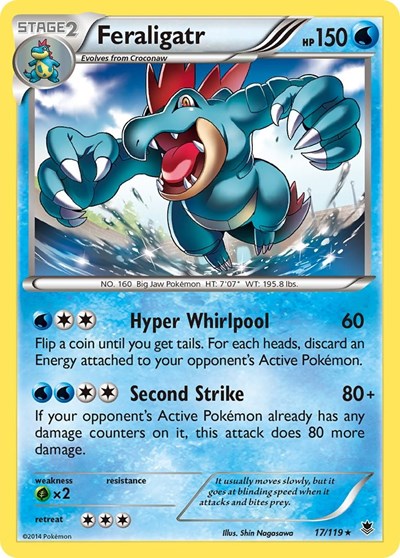Feraligatr #17 XY - Phantom Forces