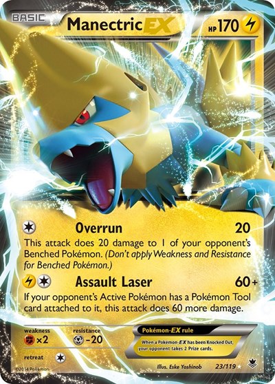Manectric EX #23 XY - Phantom Forces