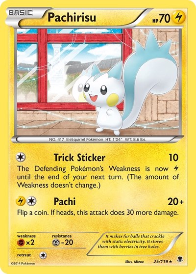 Pachirisu #25 XY - Phantom Forces
