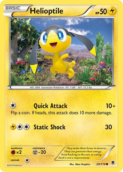 Helioptile #29 XY - Phantom Forces
