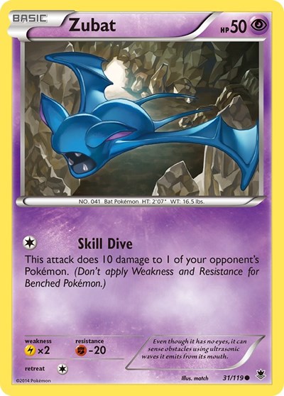 Zubat #31 XY - Phantom Forces