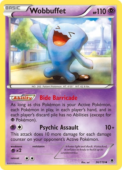 Wobbuffet #36 XY - Phantom Forces