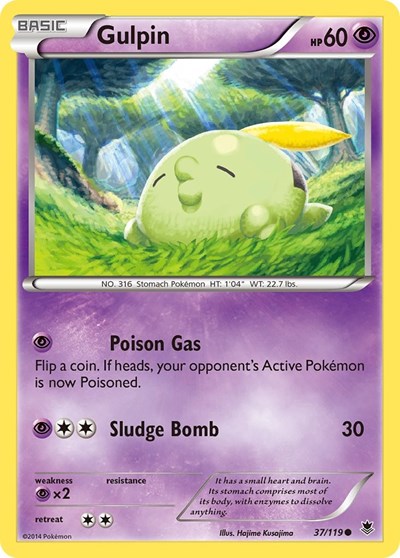 Gulpin #37 XY - Phantom Forces