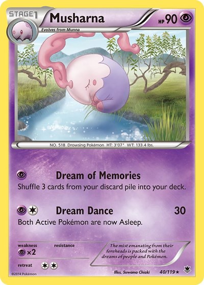 Musharna #40 XY - Phantom Forces
