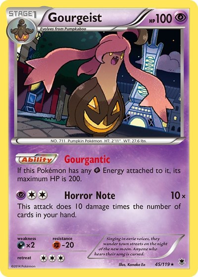 Gourgeist #45 XY - Phantom Forces