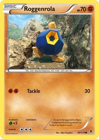Roggenrola #48 XY - Phantom Forces