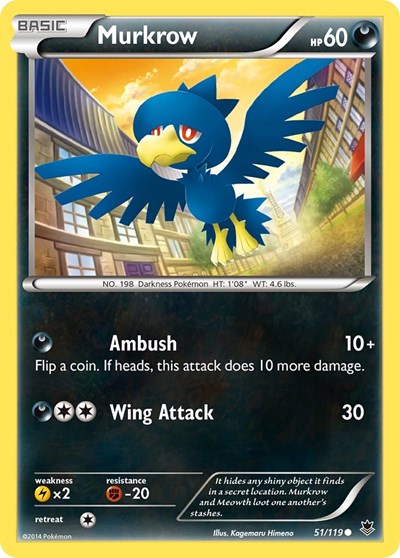 Murkrow #51 XY - Phantom Forces