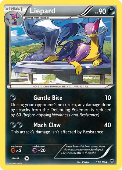 Liepard #57 XY - Phantom Forces