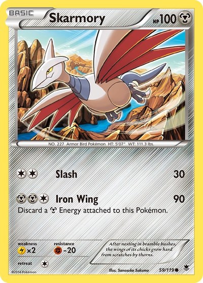 Skarmory #59 XY - Phantom Forces