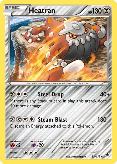 Heatran #63 XY - Phantom Forces