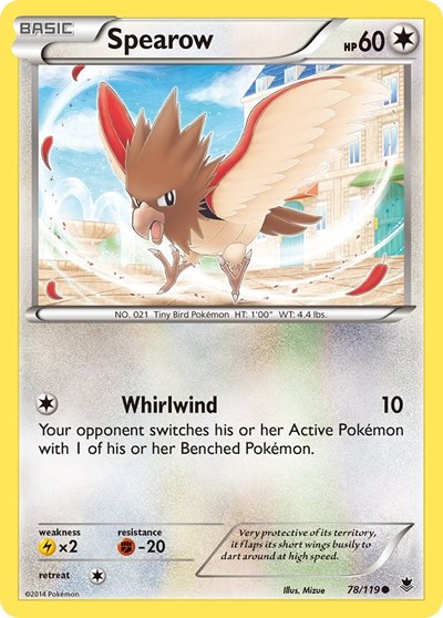 Spearow #78 XY - Phantom Forces
