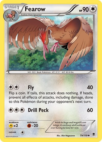 Fearow #79 XY - Phantom Forces