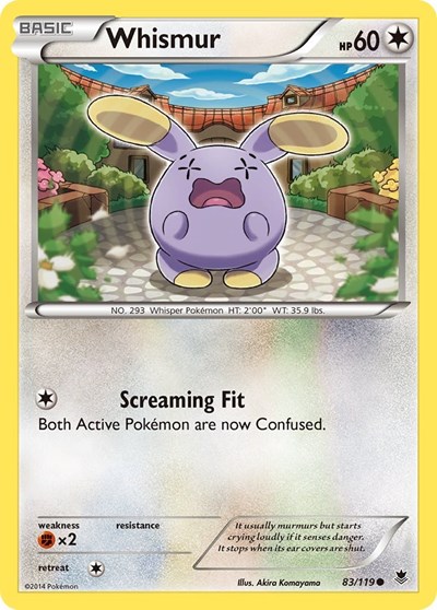 Whismur #83 XY - Phantom Forces