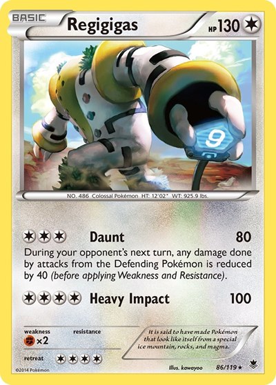 Regigigas #86 XY - Phantom Forces