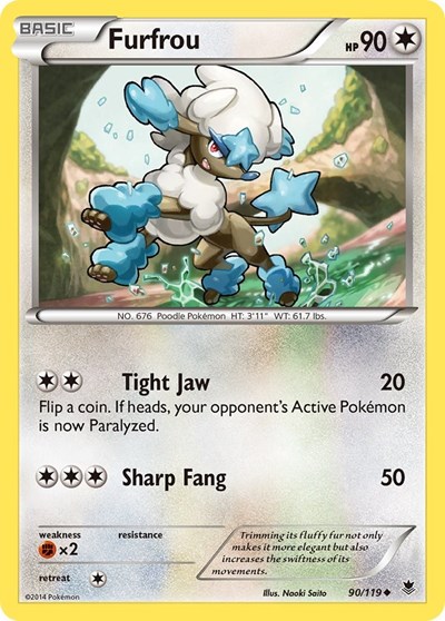 Furfrou #90 XY - Phantom Forces