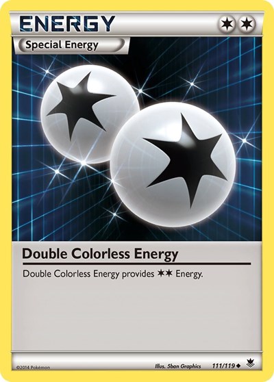 Double Colorless Energy #111 XY - Phantom Forces