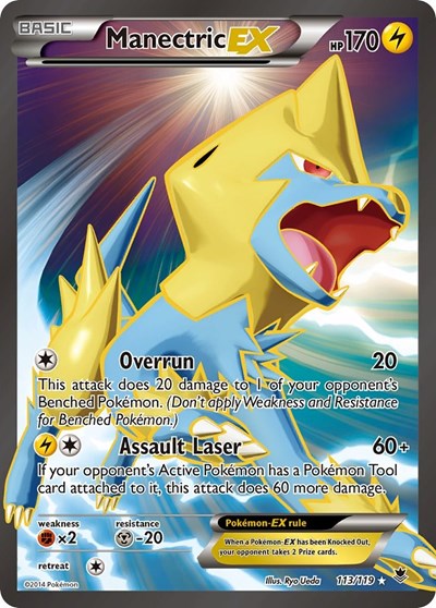 Manectric EX #113 XY - Phantom Forces