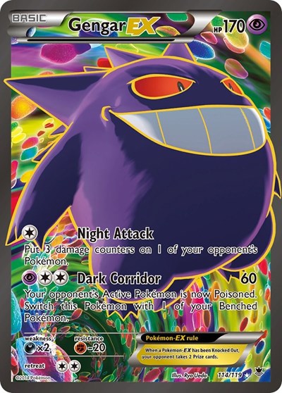 Gengar EX #114 XY - Phantom Forces