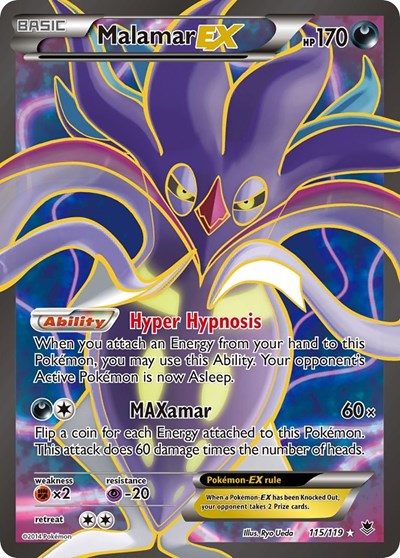 Malamar EX #115 XY - Phantom Forces