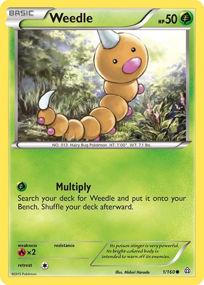 Weedle #1 XY - Primal Clash