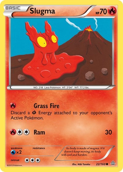 Slugma #22 XY - Primal Clash