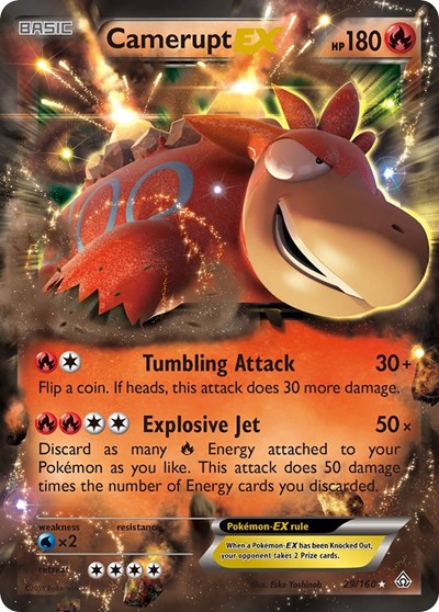 Camerupt EX #29 XY - Primal Clash