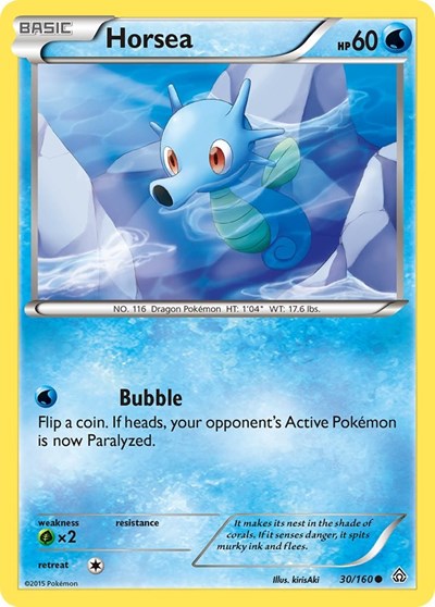 Horsea #30 XY - Primal Clash