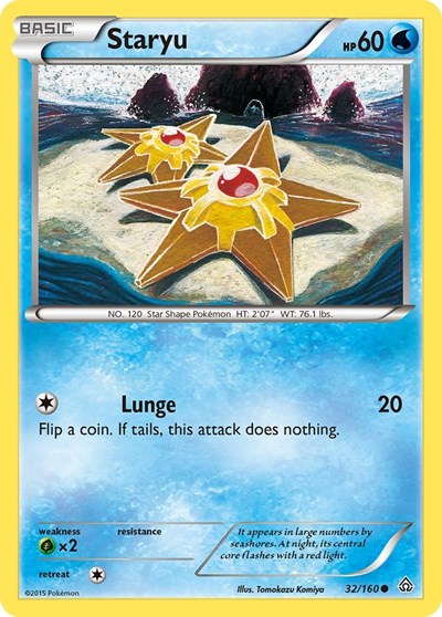 Staryu #32 XY - Primal Clash
