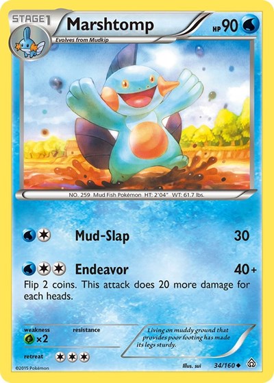 Marshtomp #34 XY - Primal Clash