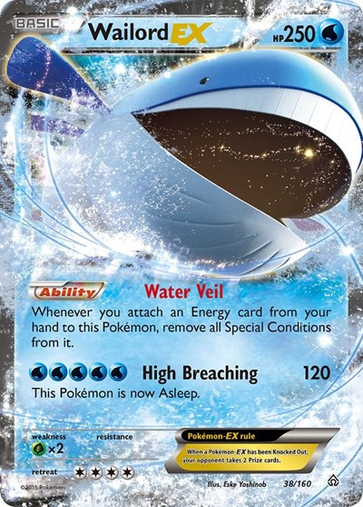 Wailord EX #38 XY - Primal Clash